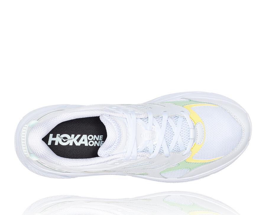 Hoka One One Koşu Ayakkabısı Erkek Beyaz - Clifton L - JK9837124